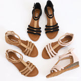 BOHEMIAN BEACH WEDGE SANDALS