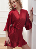 SILK LADIES' NIGHTGOWN AND PAJAMAS