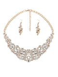Fathion Luxury High Quality Crystal Necklace And Earring