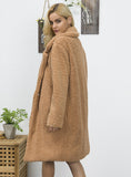 Fluffy Shaggy Faux Long Fur Coat Fashion Thick Warm Jacket 
