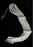 Popular Bracelets With Rhinestones & Pearls Captivating Alloy 