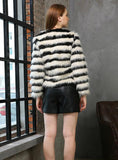 Like Fur Coat Long Sleeve Short Fur For Women