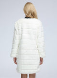 Women Female Coat Of Rabbit Long Fur 