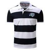 Shirts Short Sleeve Spring Summer Mens Stripes Pattern Polo 