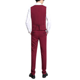 Thin Slim Fit Blazer Suit for Men Three Pieces Formal Fashion 