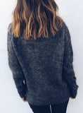 Long Sleeve High Neck Turtleneck Sweater