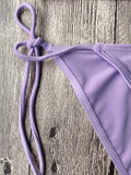 Tie Side String Scoop Neck Bikini Set