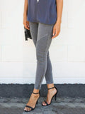 Stylish Color Elastic Waist Casual Pants Bottoms