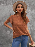 Short Sleeve Chiffon Shirt Casual Shirt