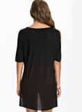 SPLIT TOPS NEW CASUAL LOOSE TEES STEPPE