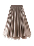 PEARL IRREGULAR HIGH WAIST GAUZE SKIRT
