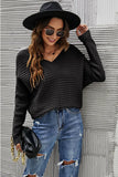 TURTLENECK NECK LOOSE SOLID COLOR SWEATER