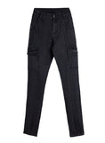 BLACK NINE-MINUTE JEANS PANTS