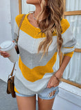 TURTLENECK COLOR MATCHING SWEATER
