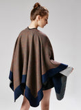 COLORFUL FLUORESCENT SHAWL FIELD CAMPING CLOAK