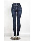 WOMEN SLIM JEANS PENCIL PANTS
