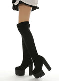 OVER-THE-KNEE SUPER HIGH HEEL ELASTIC BOOT GIRL