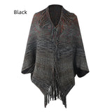 CAPE SWEATER TASSEL CARDIGAN CLOAK