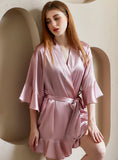 SILK LADIES' NIGHTGOWN AND PAJAMAS