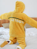 YELLOW RABBIT SWEET LOVELY STUDENTS THICKEN WARM FLANNEL