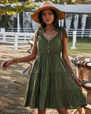 V-NECK SEXY LEISURE HOLIDAY DRESS