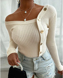 LADIES ALL-MATCH SWEATER SINGLE-BREASTED KNITTED CARDIGAN