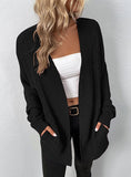 RETRO TWIST POCKET SWEATER COAT