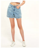LOOSE SHORTS THIN HIGH WAIST JEANS