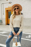 LONG-SLEEVED ROUND NECK SWEATER