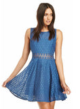 COLD SHOULDER SOLID SLIM LADIES MINI DRESS