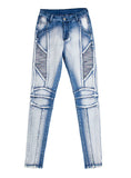 SLIM STRETCH JEANS PENCIL PANTS