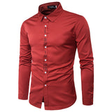  Designer Dress Shirt for Men Slim Fit Letter Printing Bussiness Casual