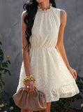 Chiffon Lace Jacquard Dress