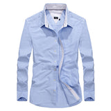 Thin Cotton Work Shirts for Men Autumn Long Sleeve Outdoor Loose 