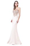 Women Formal Lace Appliques Long Prom Dress