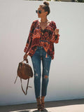 Long Sleeve Bohemia T-Shirt Tops