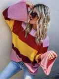 Luxurious Flared Sleeves Sweater Tops