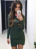 Sexy Slim Fit Irregular Mini Dress Bandage Bodycon 