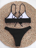 SEXY SOLID COLOR BIKINI