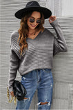 TURTLENECK NECK LOOSE SOLID COLOR SWEATER