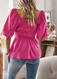 SQUARE NECK SILM WAIST TOP