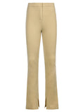 SLIT TROUSERS HIGH WAIST SPORTS PANT