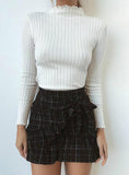 LONG SLEEVE HALF HIGH COLLAR BASE SLIM