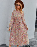 PRINTED BOHEMIAN CASUAL DRESS