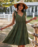 V-NECK SEXY LEISURE HOLIDAY DRESS