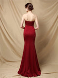 MERMAID STRAPLESS BEADING PARTY DRESS