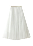 HIGH WAIST GAUZE SKIRT