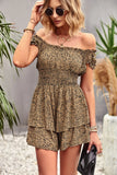 SQUARE NECK PRINTED JUMPSUIT