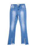 TORN RIVET BURR SPLIT MICRO-HORN JEANS