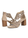 SEXY RHINESTONE GLADIATOR SANDALS